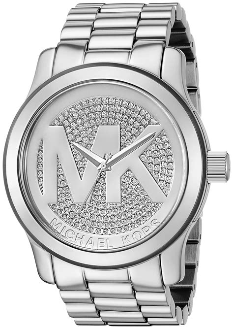 Michael Kors runway watch silver